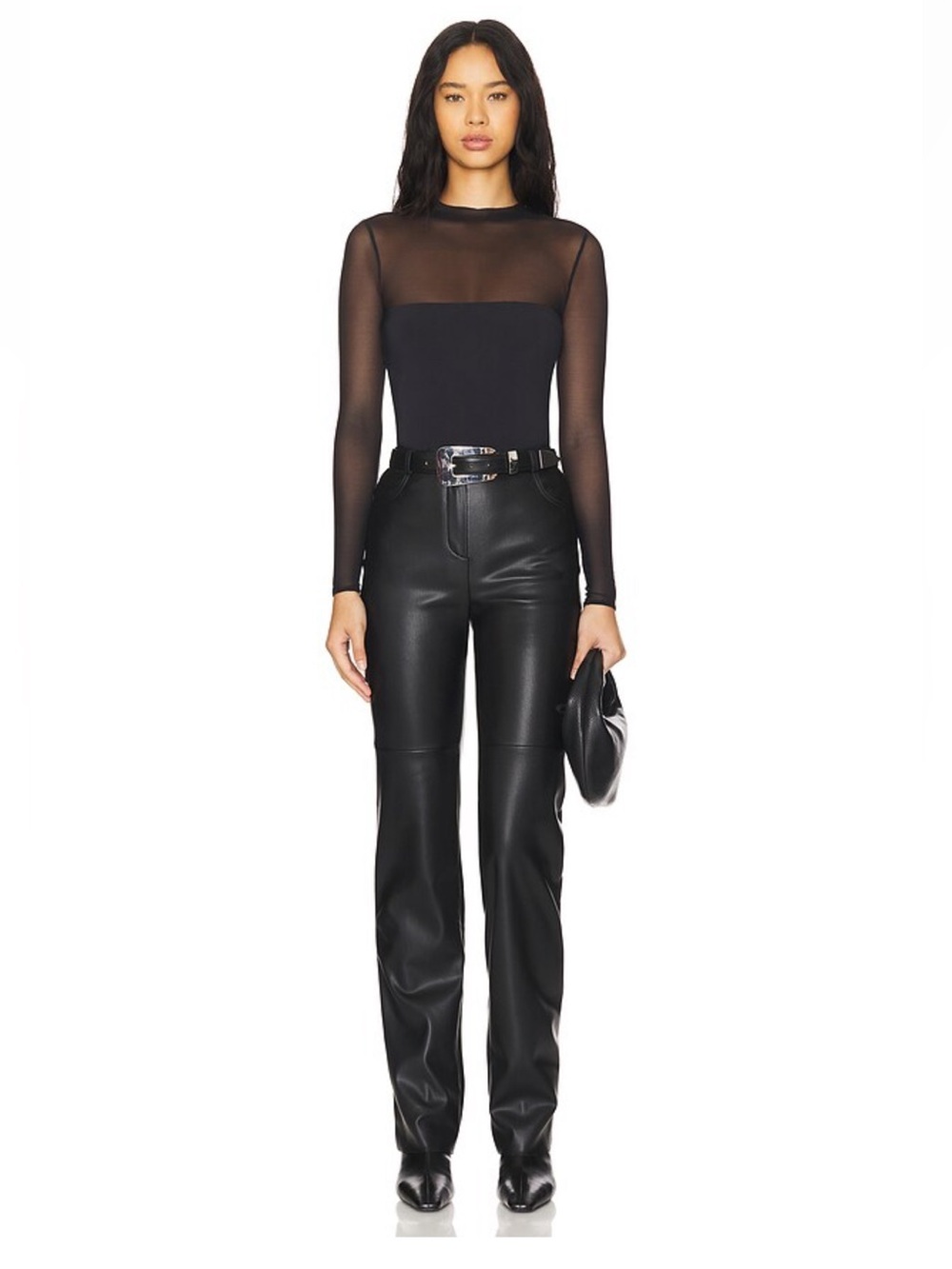 NWT SER.O.YA SEROYA BRANDI MESH BODYSUIT SIZE SMALL $178 REVOLVE - Picture 9 of 14